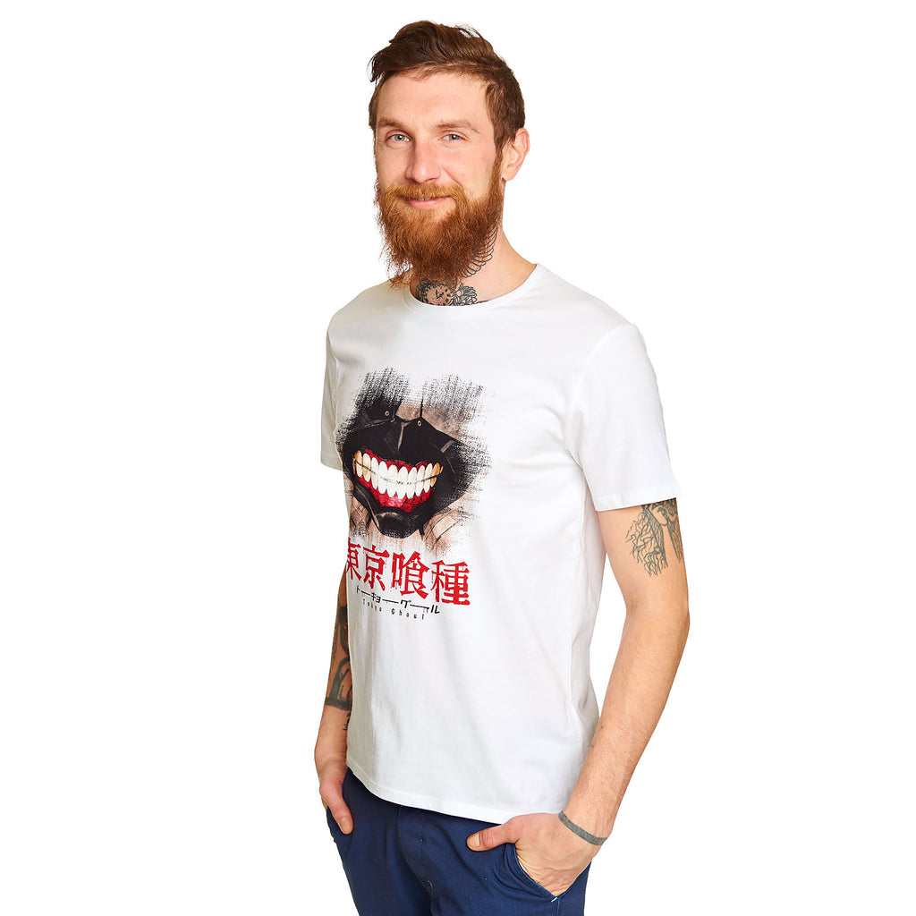 Immagine del prodotto Tokyo Ghoul - T-shirt bianca con maschera Kaneki