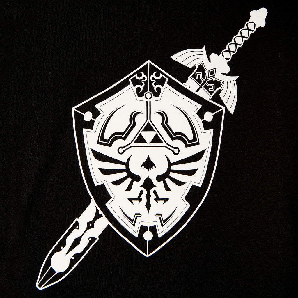 Immagine del prodotto Zelda - T-Shirt Spada e Scudo per Donna Nera