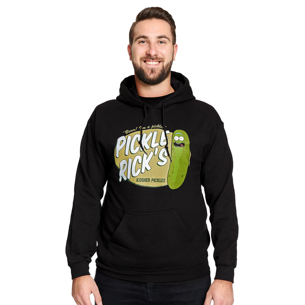 Immagine del prodotto Rick e Morty - Felpa con cappuccio Pickle Rick nera