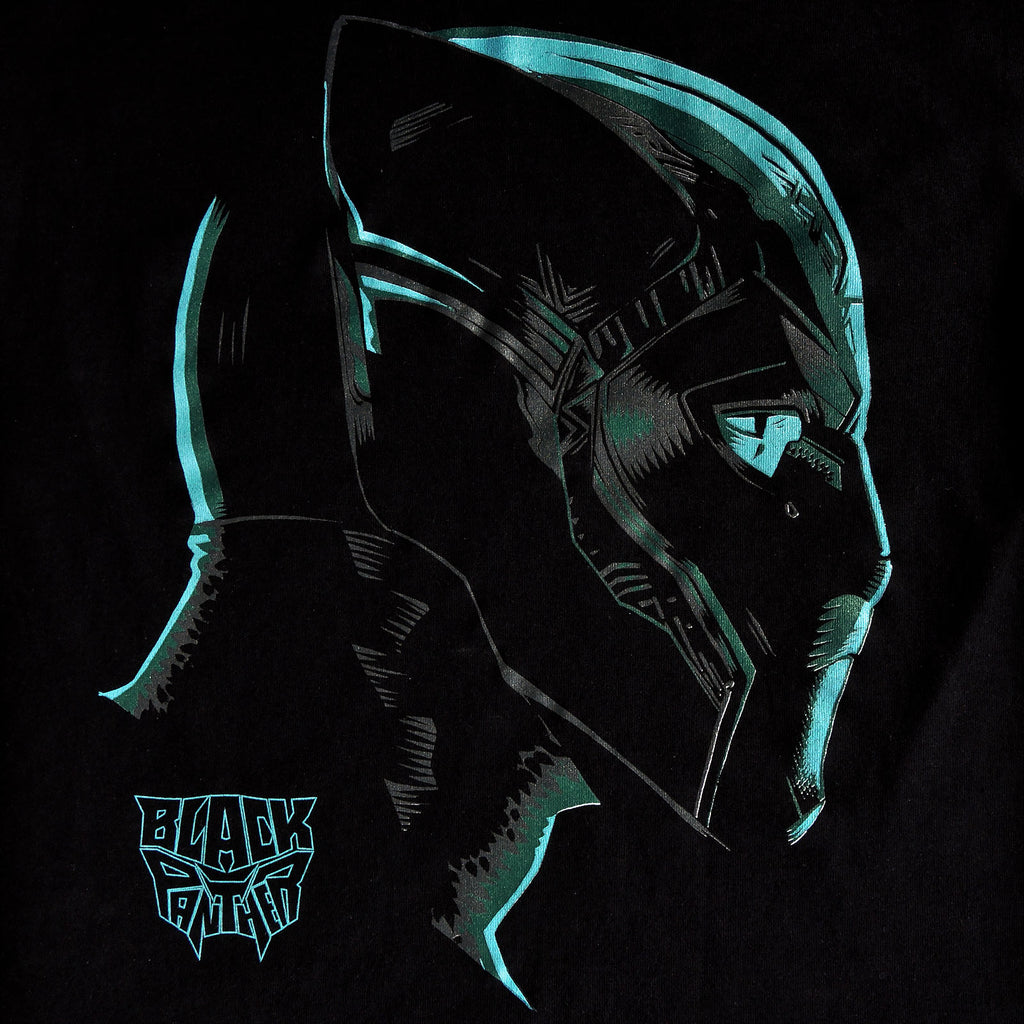Product image Black Panther - Neon Face T-Shirt Black