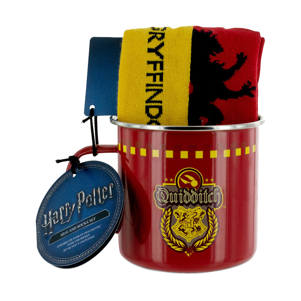 Immagine del prodotto Harry Potter - Calzini Quidditch di Grifondoro e Tazza in Smalto