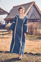 Immagine del prodotto Abito medievale Reinhild blu