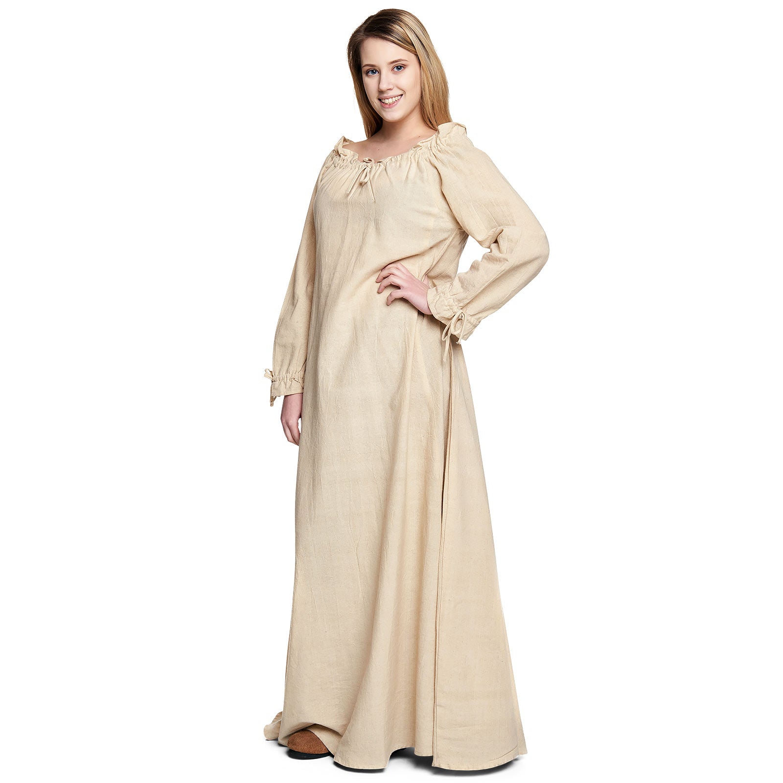 Immagine del prodotto Abito medievale a maniche lunghe beige