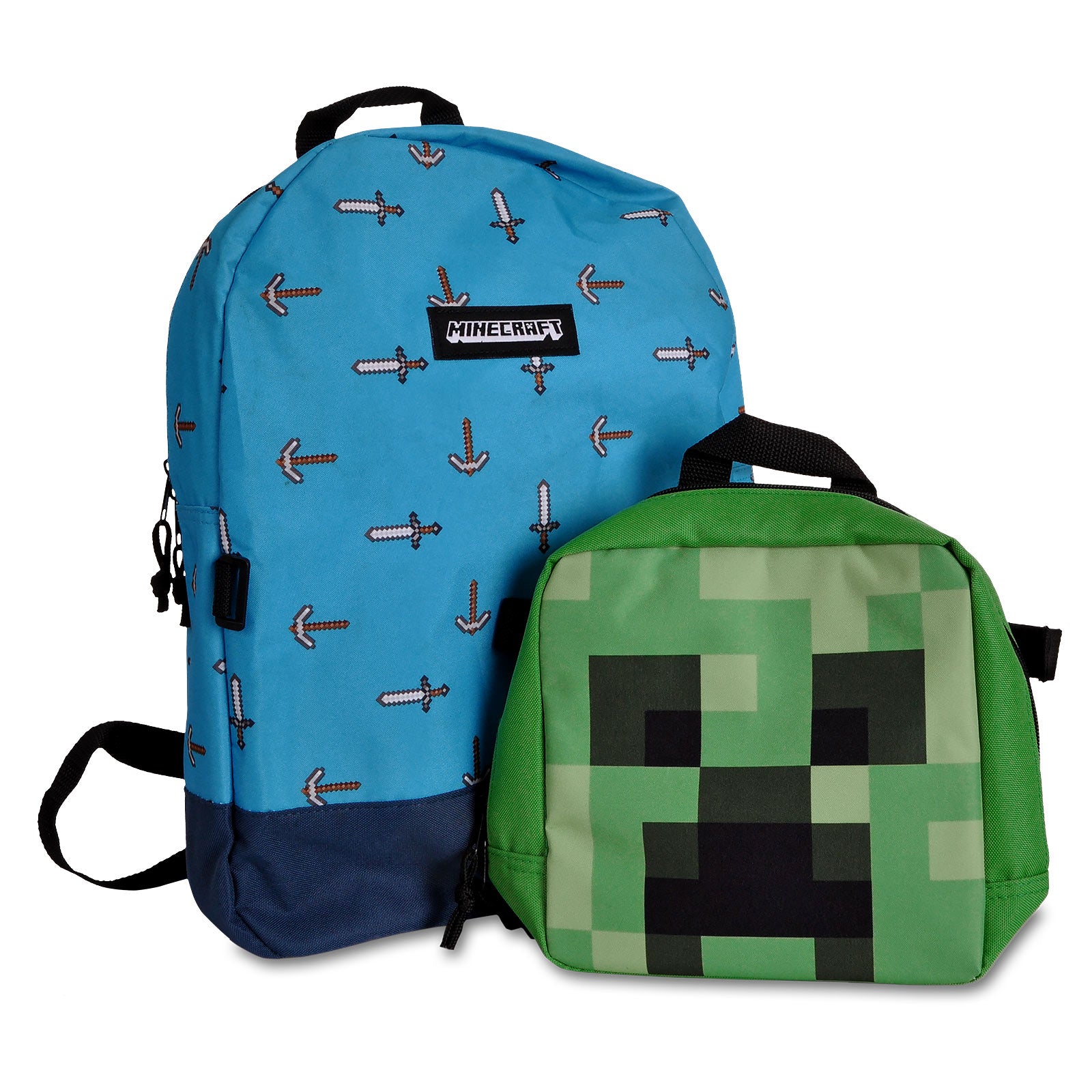 Product image Minecraft - Sword & Axe Backpack with Creeper Mini Bag
