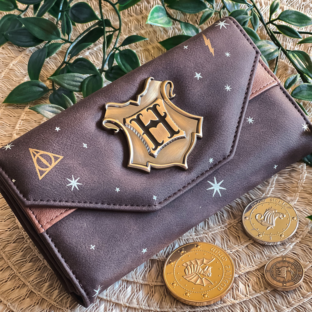 Immagine del prodotto Harry Potter - Portafoglio in metallo con stemma di Hogwarts