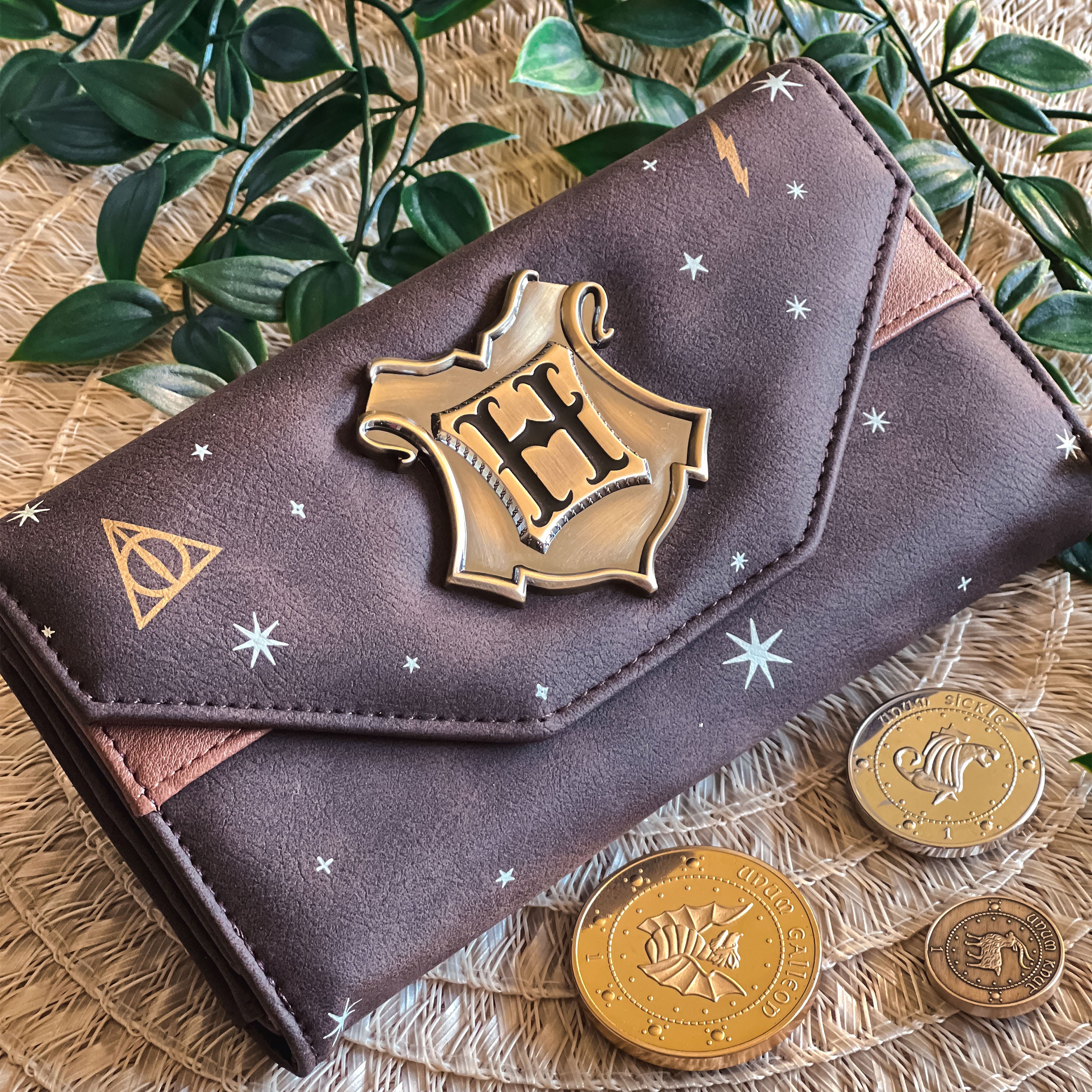 Immagine del prodotto Harry Potter - Portafoglio in metallo con stemma di Hogwarts