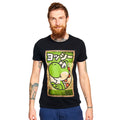 Immagine del prodotto Super Mario - T-shirt con poster di propaganda di Yoshi nera