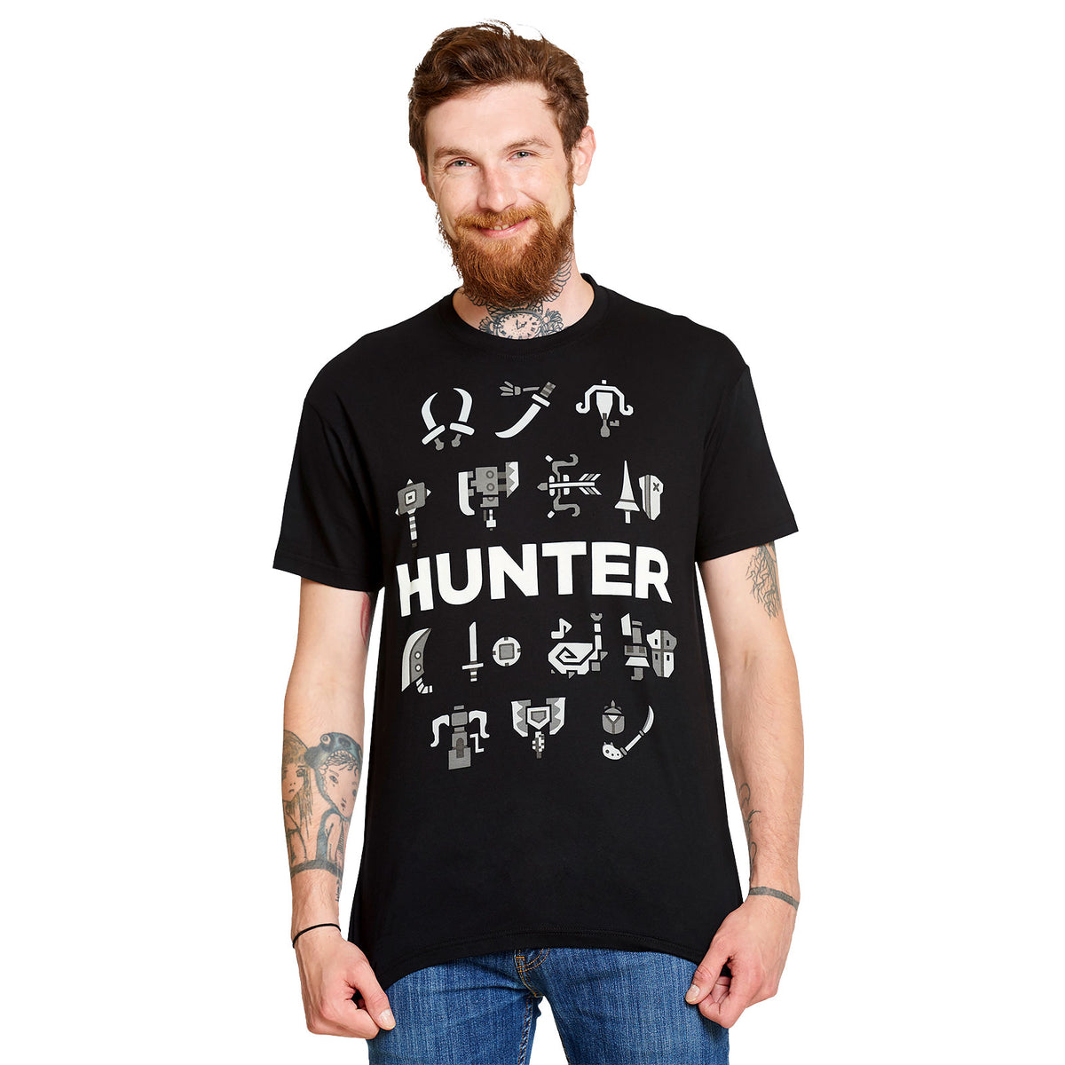 Immagine del prodotto Monster Hunter - Scegli le tue armi T-shirt nera