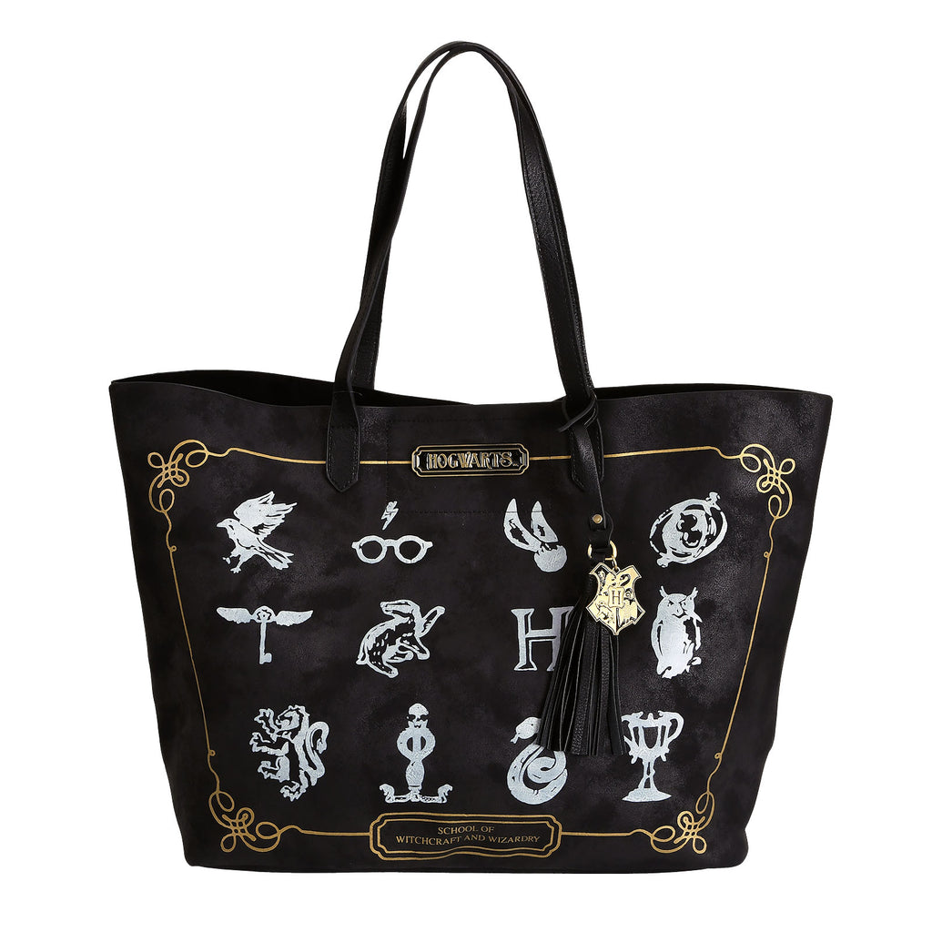 Immagine del prodotto Harry Potter - Borsa da shopping con simboli di Hogwarts