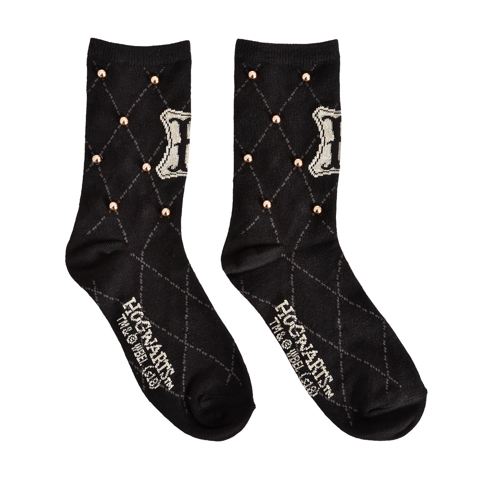 Product image Harry Potter - Hogwarts Logo Socks with Studs Black