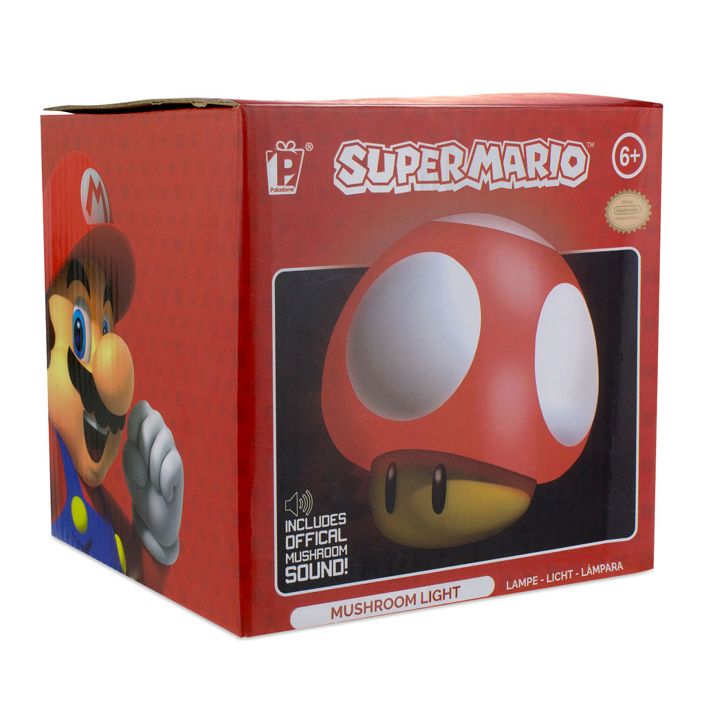 Immagine del prodotto Super Mario - Lampada da tavolo Super Fungo con suono