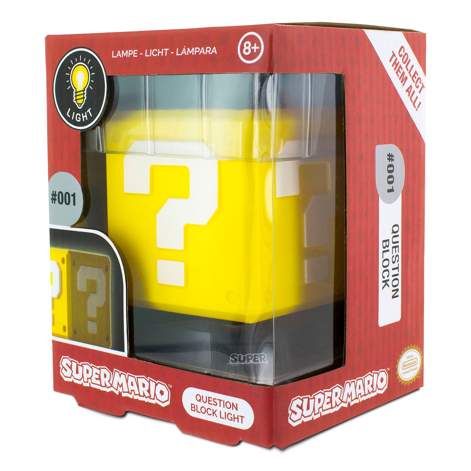 Immagine del prodotto Super Mario - Lampada da tavolo 3D a blocco di domande
