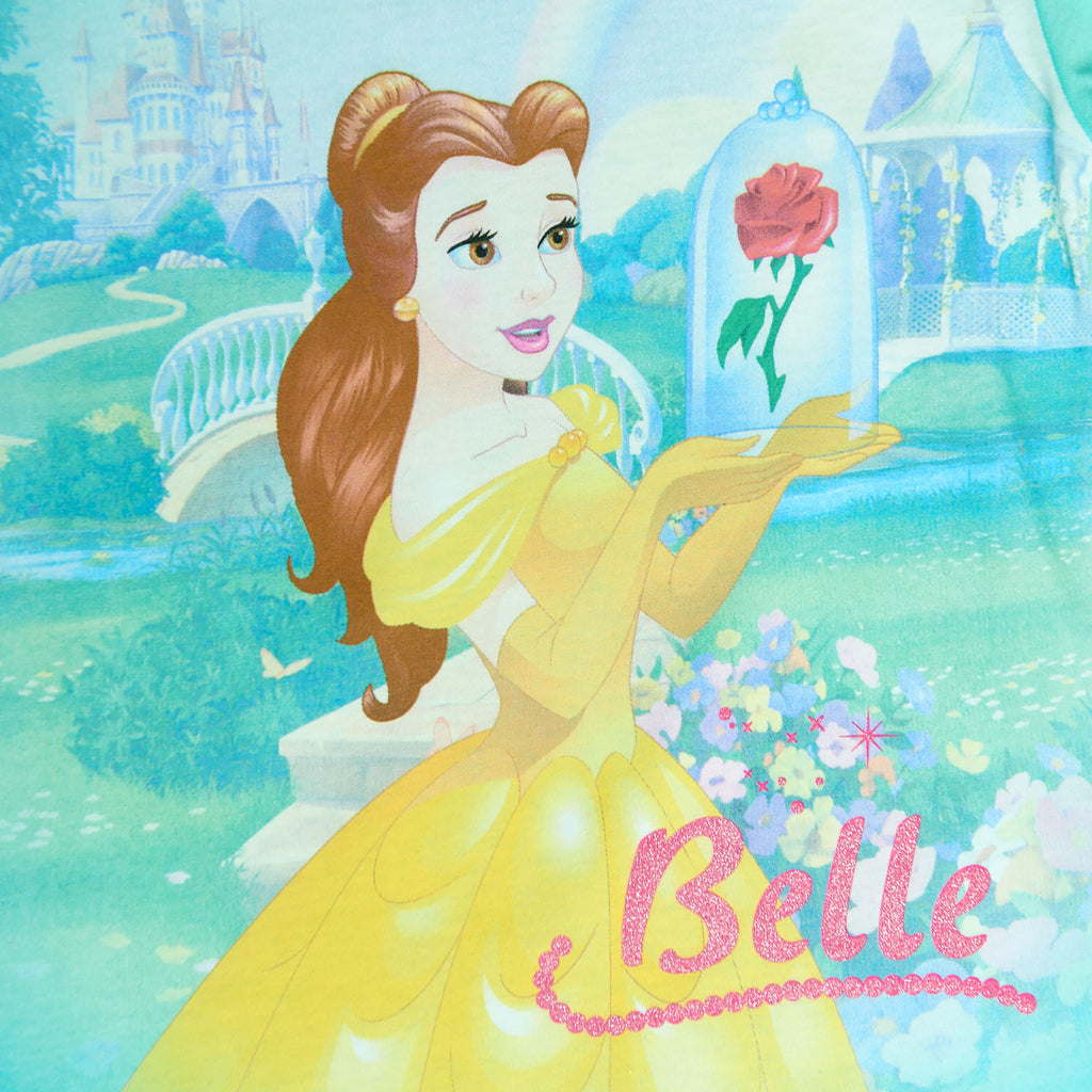Immagine del prodotto La Bella e la Bestia - T-shirt di Belle per bambini turchese