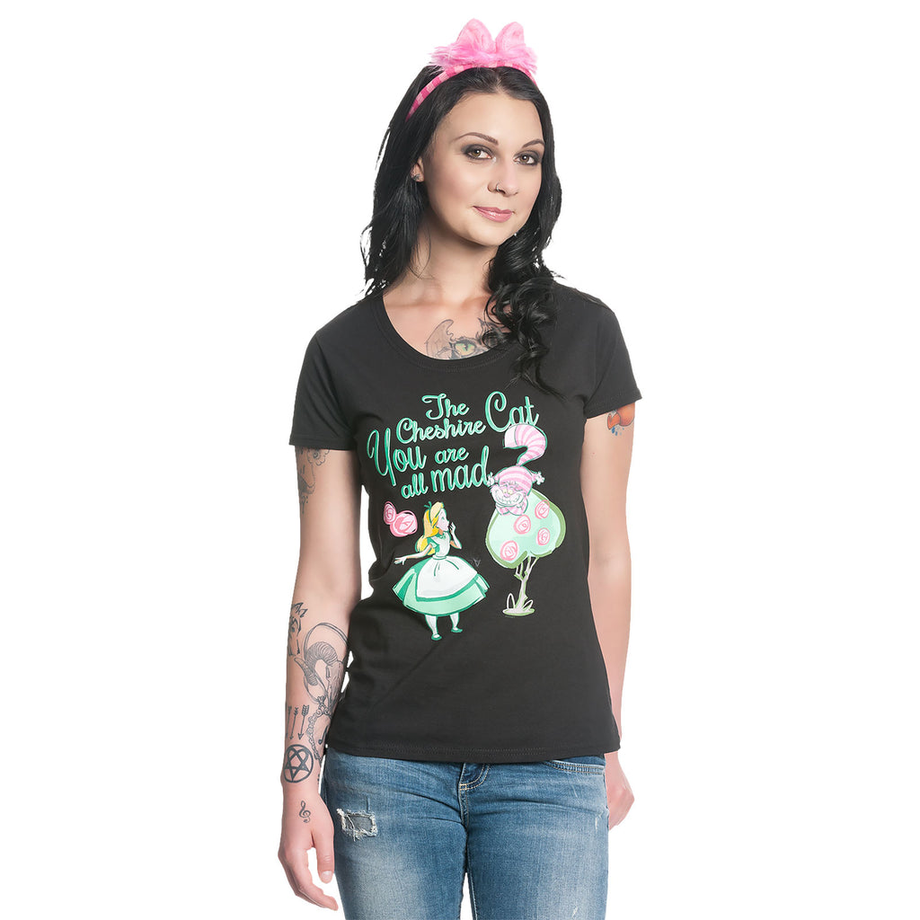 Product image Alice in Wonderland - All Mad Women's T-Shirt Black