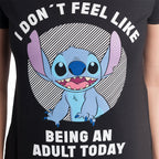 Immagine del prodotto Lilo & Stitch - No Adult T-shirt donna nera