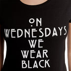 Immagine del prodotto American Horror Story - T-shirt 'Wednesdays' nera da donna
