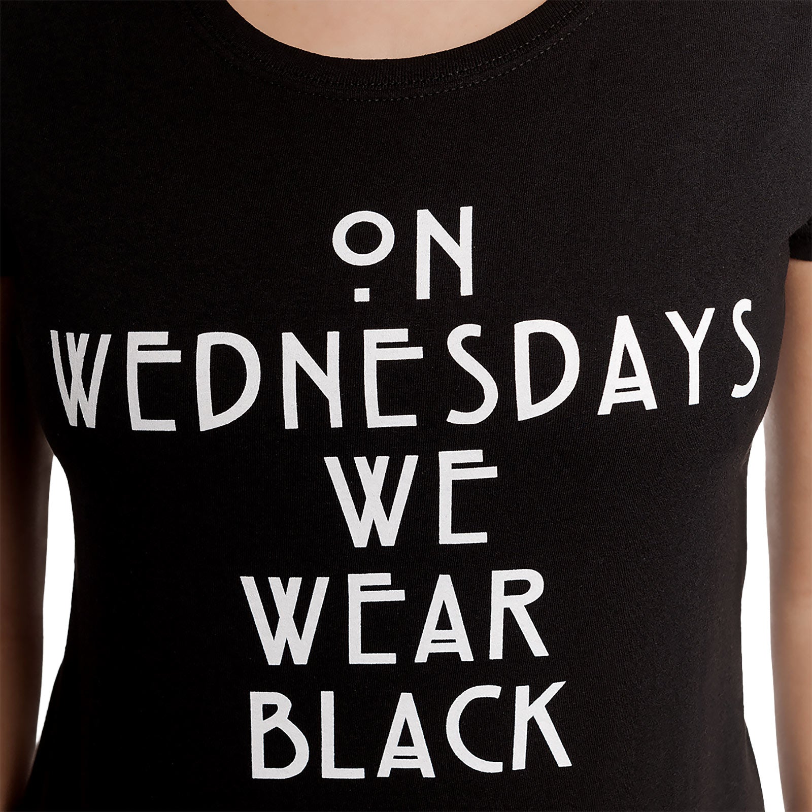 Immagine del prodotto American Horror Story - T-shirt 'Wednesdays' nera da donna
