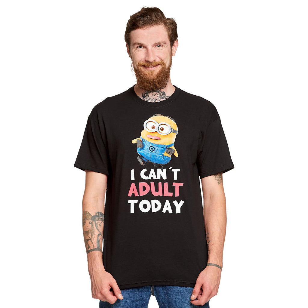 Product image Minions - No Adult Today T-Shirt black