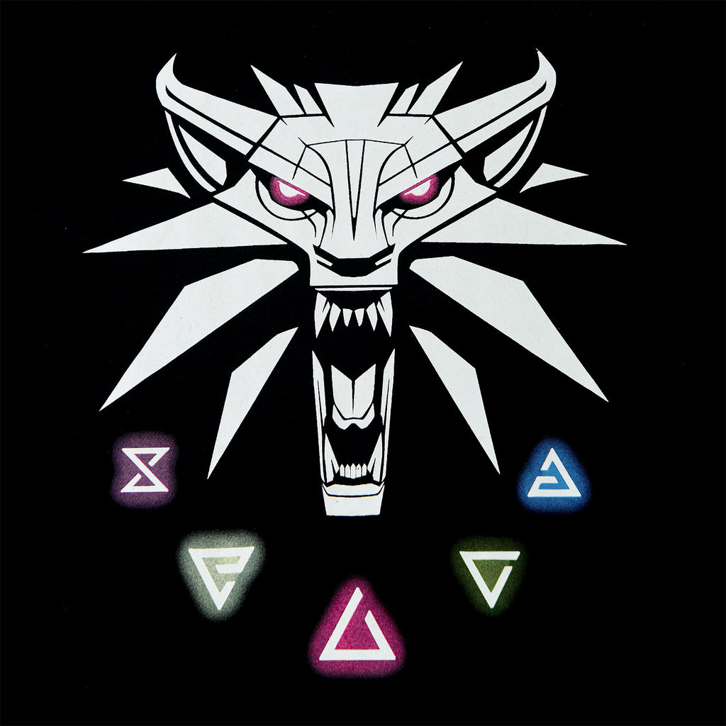 Immagine del prodotto Witcher - T-shirt nera con segno di strega