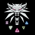 Immagine del prodotto Witcher - T-shirt nera con segno di strega