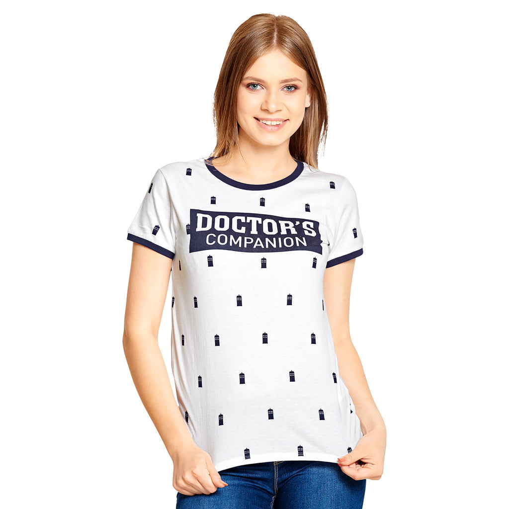 Immagine del prodotto Doctor Who - T-shirt Doctor's Companion da donna bianca