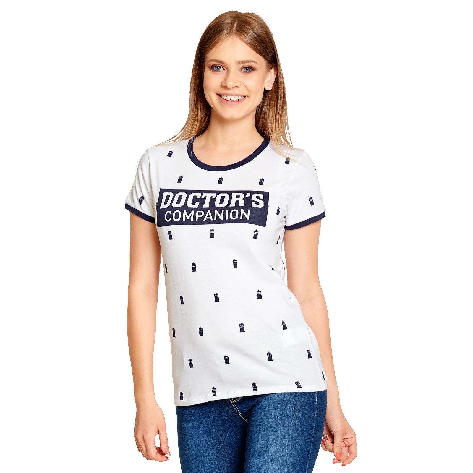 Immagine del prodotto Doctor Who - T-shirt Doctor's Companion da donna bianca