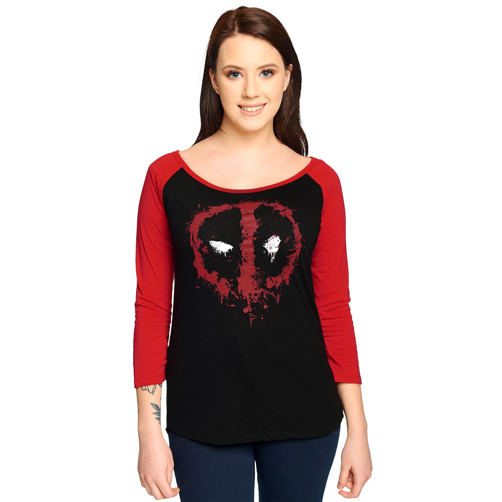 Immagine del prodotto Deadpool - Destroy Face Longsleeve per Donne