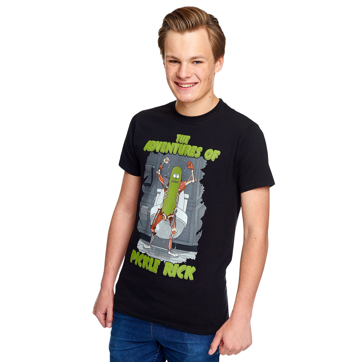 Immagine del prodotto Rick e Morty - Avventure di Pickle Rick T-shirt nera