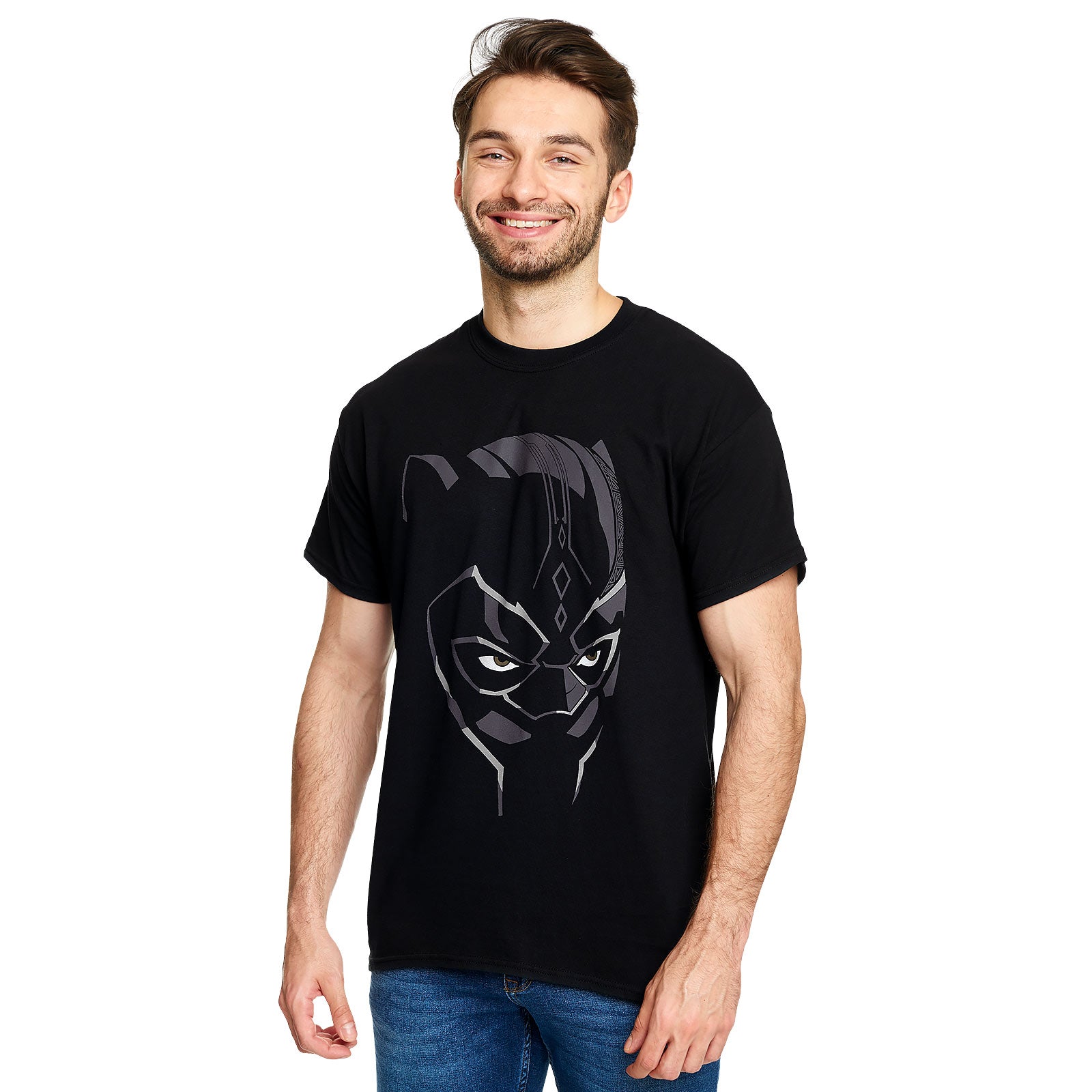 Immagine del prodotto Black Panther - T-shirt nera con maschera