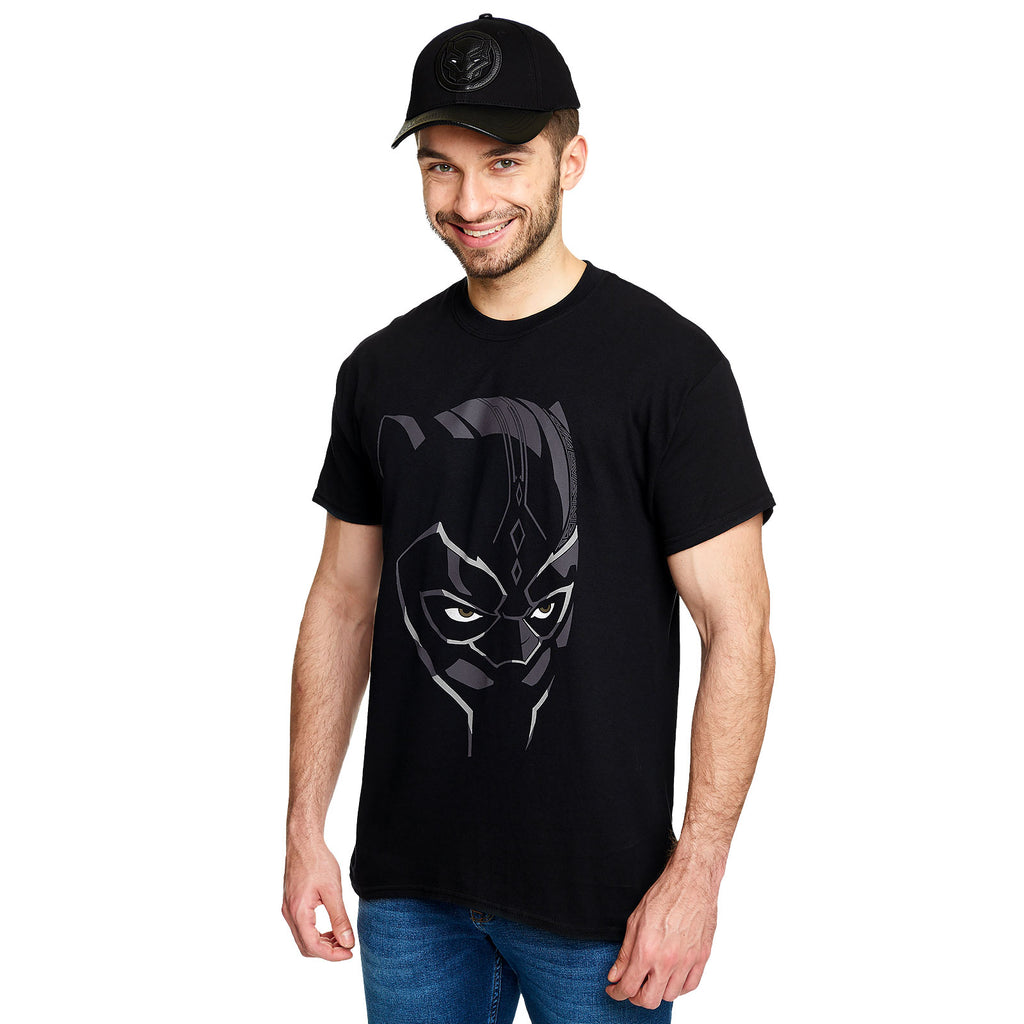 Immagine del prodotto Black Panther - T-shirt nera con maschera