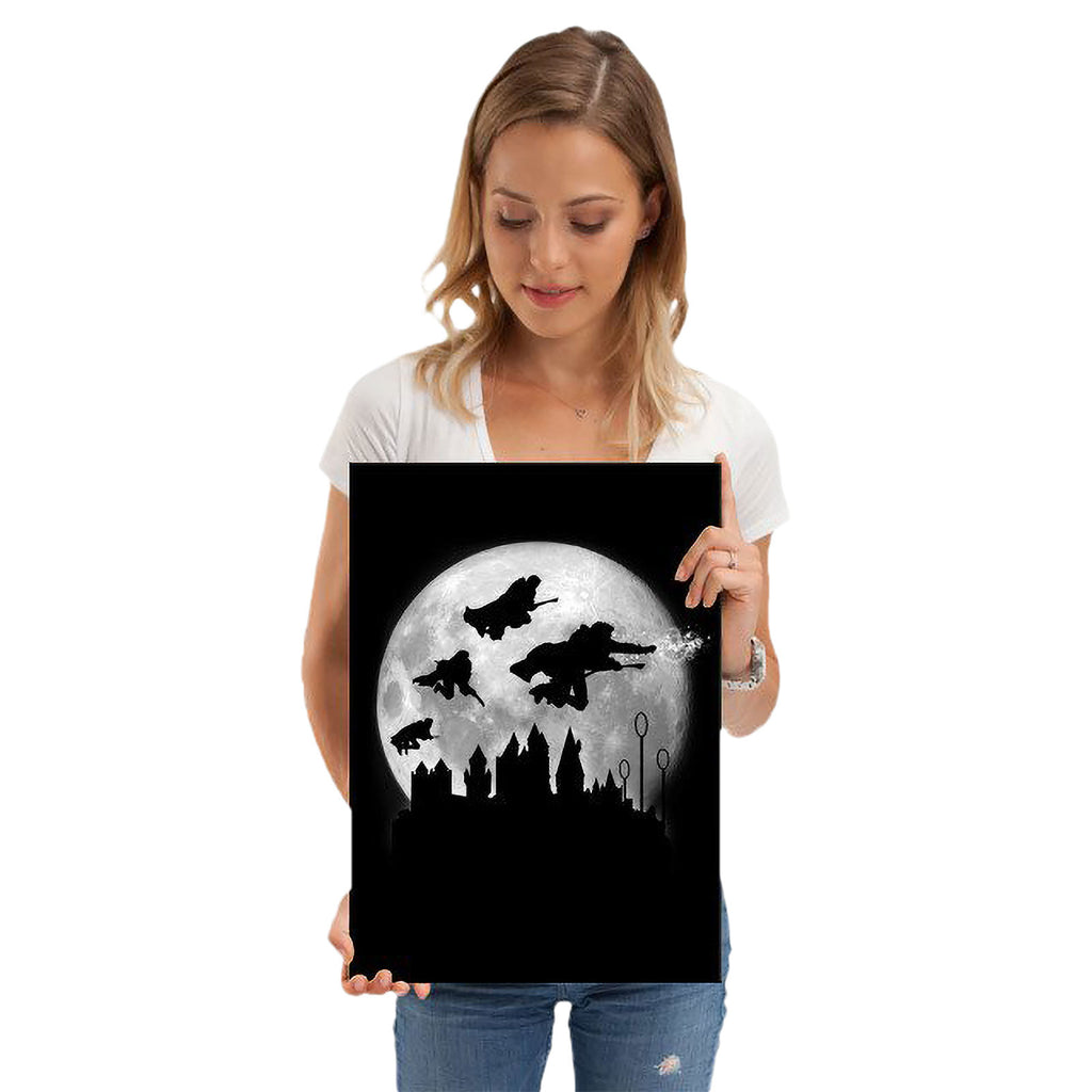 Immagine del prodotto Poster in metallo Magic Flight at Night per fan di Harry Potter