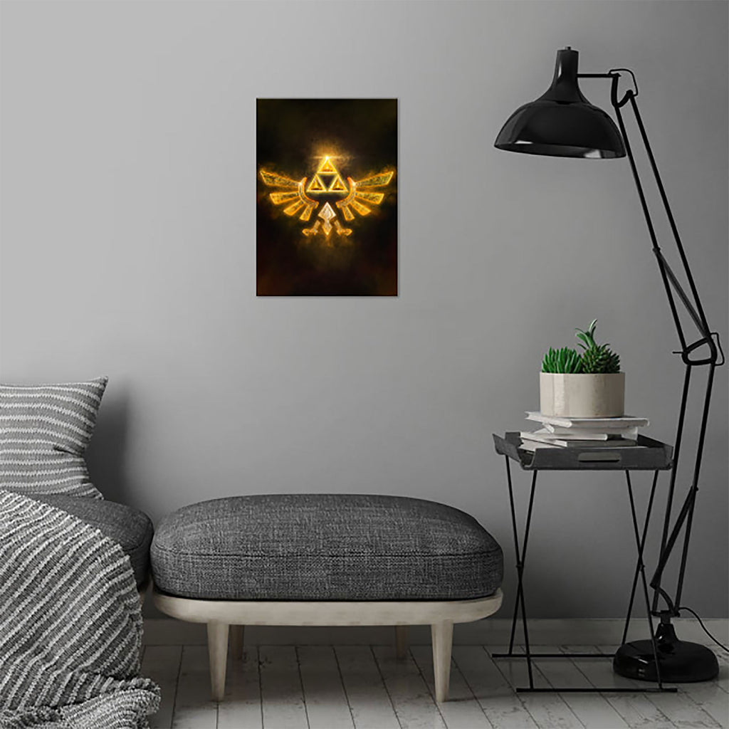 Product image Hyrule Logo Metal Poster for Zelda Fans