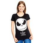 Immagine del prodotto Nightmare Before Christmas - T-shirt da donna Jack Smile nera