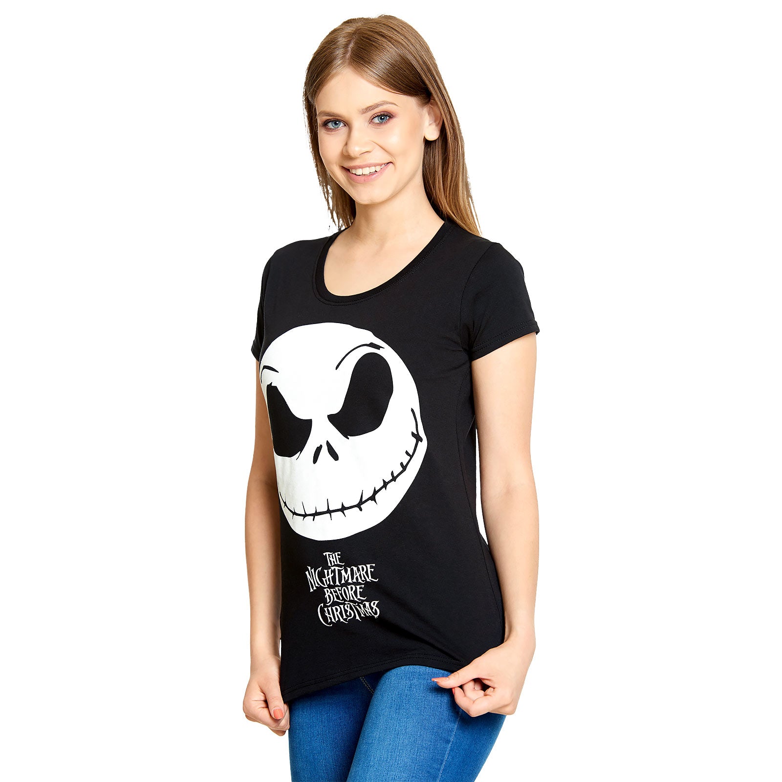 Immagine del prodotto Nightmare Before Christmas - T-shirt da donna Jack Smile nera