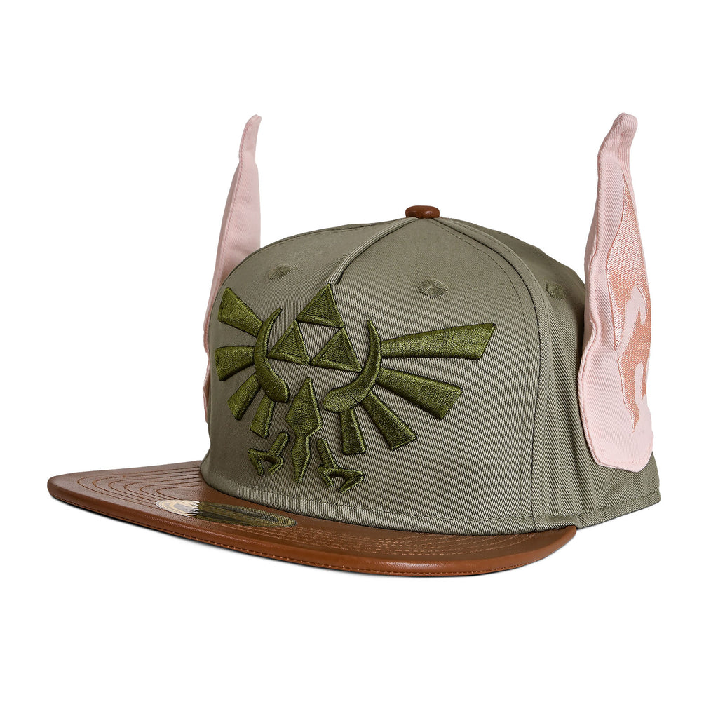 Immagine del prodotto Zelda - Cappellino Snapback con logo di Hyrule e orecchie di Link