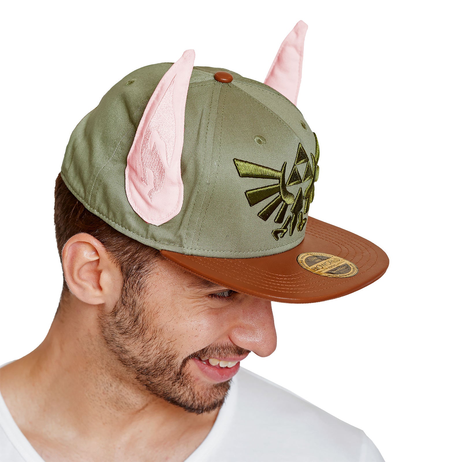 Immagine del prodotto Zelda - Cappellino Snapback con logo di Hyrule e orecchie di Link