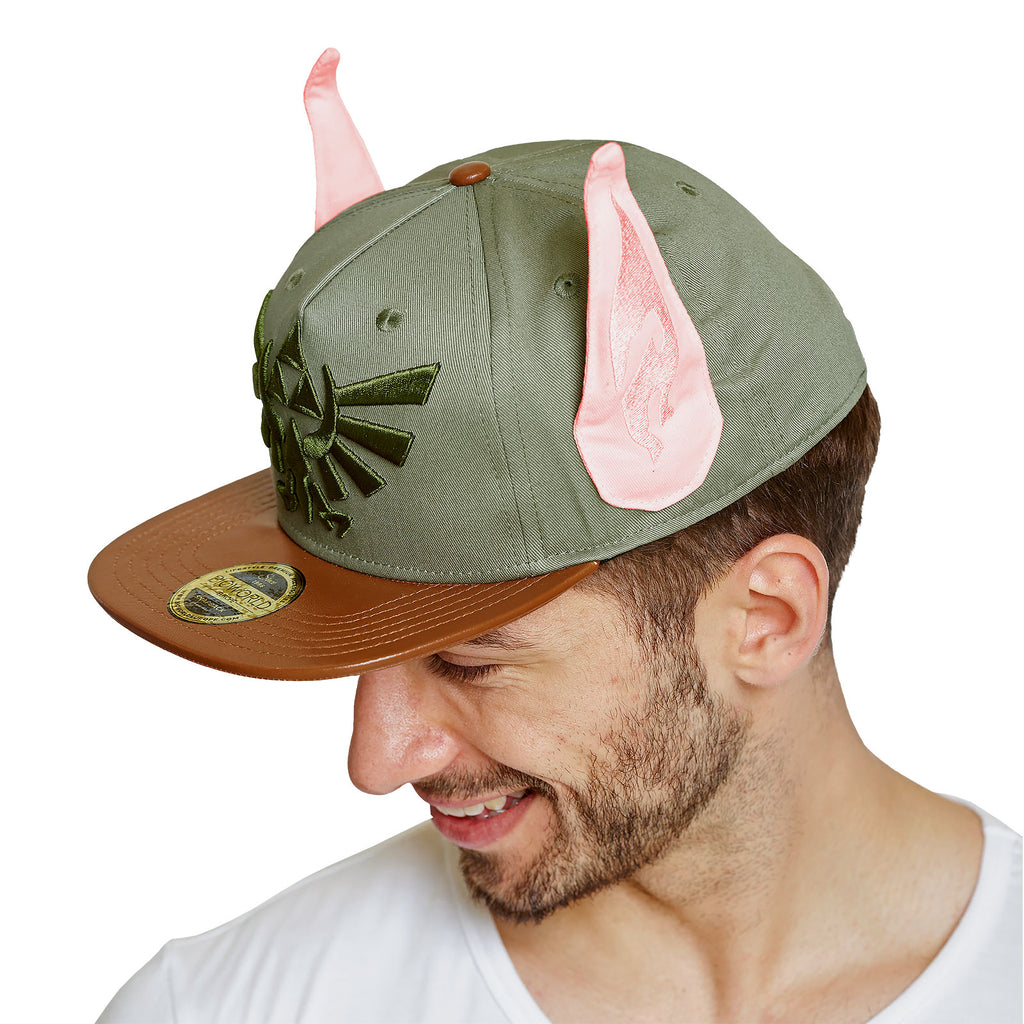 Immagine del prodotto Zelda - Cappellino Snapback con logo di Hyrule e orecchie di Link