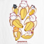 Immagine del prodotto Bananya - T-shirt da donna con personaggi bianca