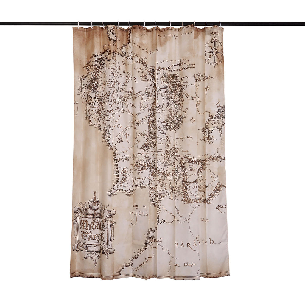 Immagine del prodotto Il Signore degli Anelli - Tenda da Doccia Mappa della Terra di Mezzo