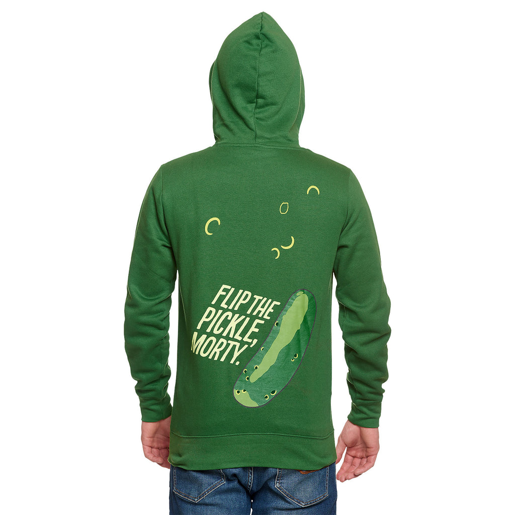 Product image Rick and Morty - Pickle Rick Face Hoodie green