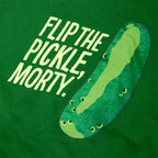 Product image Rick and Morty - Pickle Rick Face Hoodie green