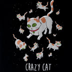 Immagine del prodotto Rick e Morty - T-shirt Crazy Cat da donna nera