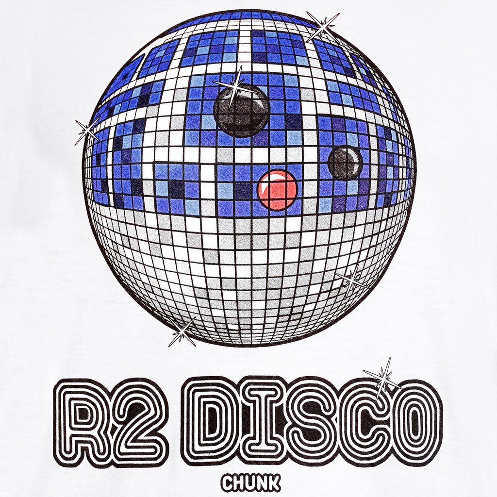 Immagine del prodotto Maglietta Droid Disco per fan di Star Wars bianca