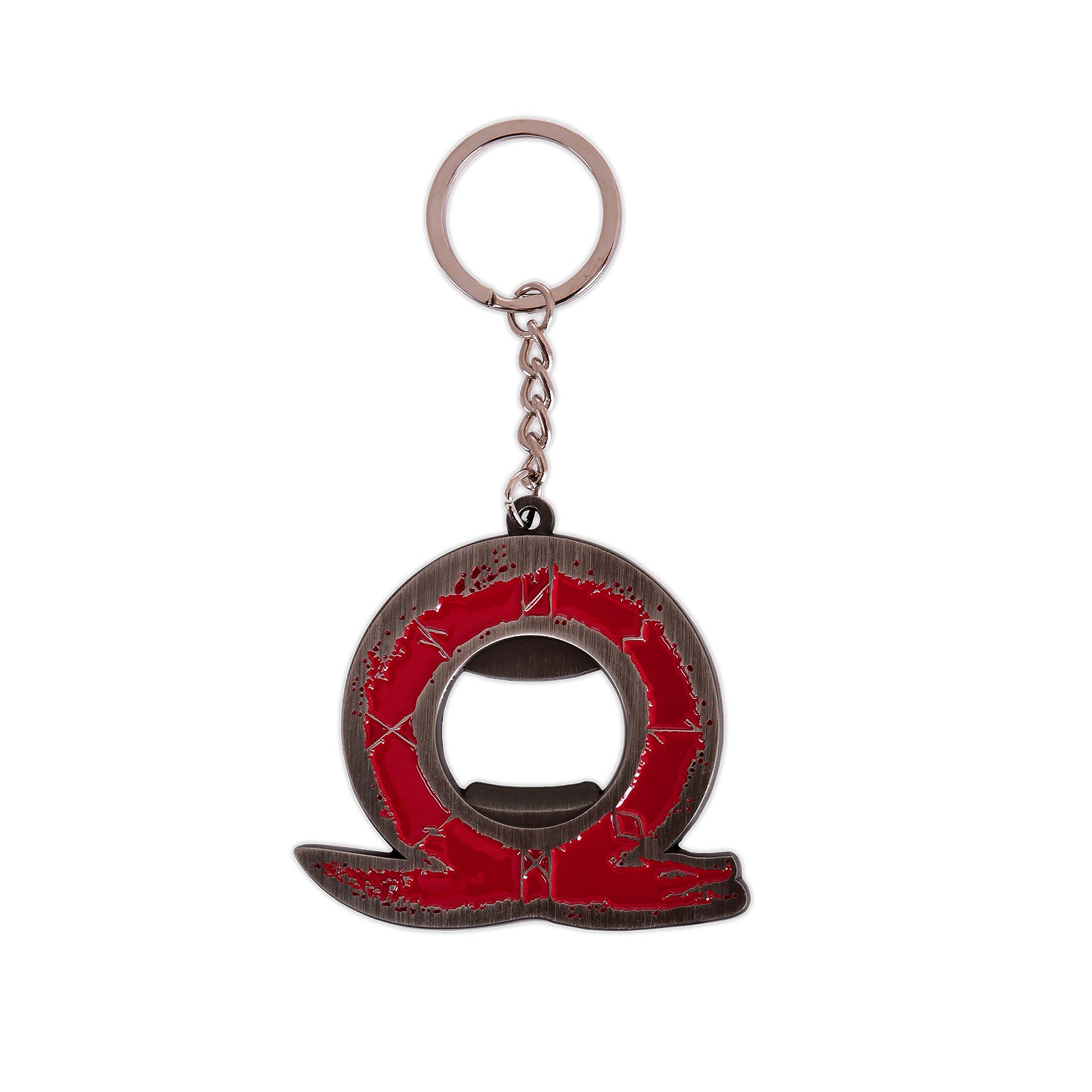 Product image God of War - Red Logo Keychain with Bottle Opener