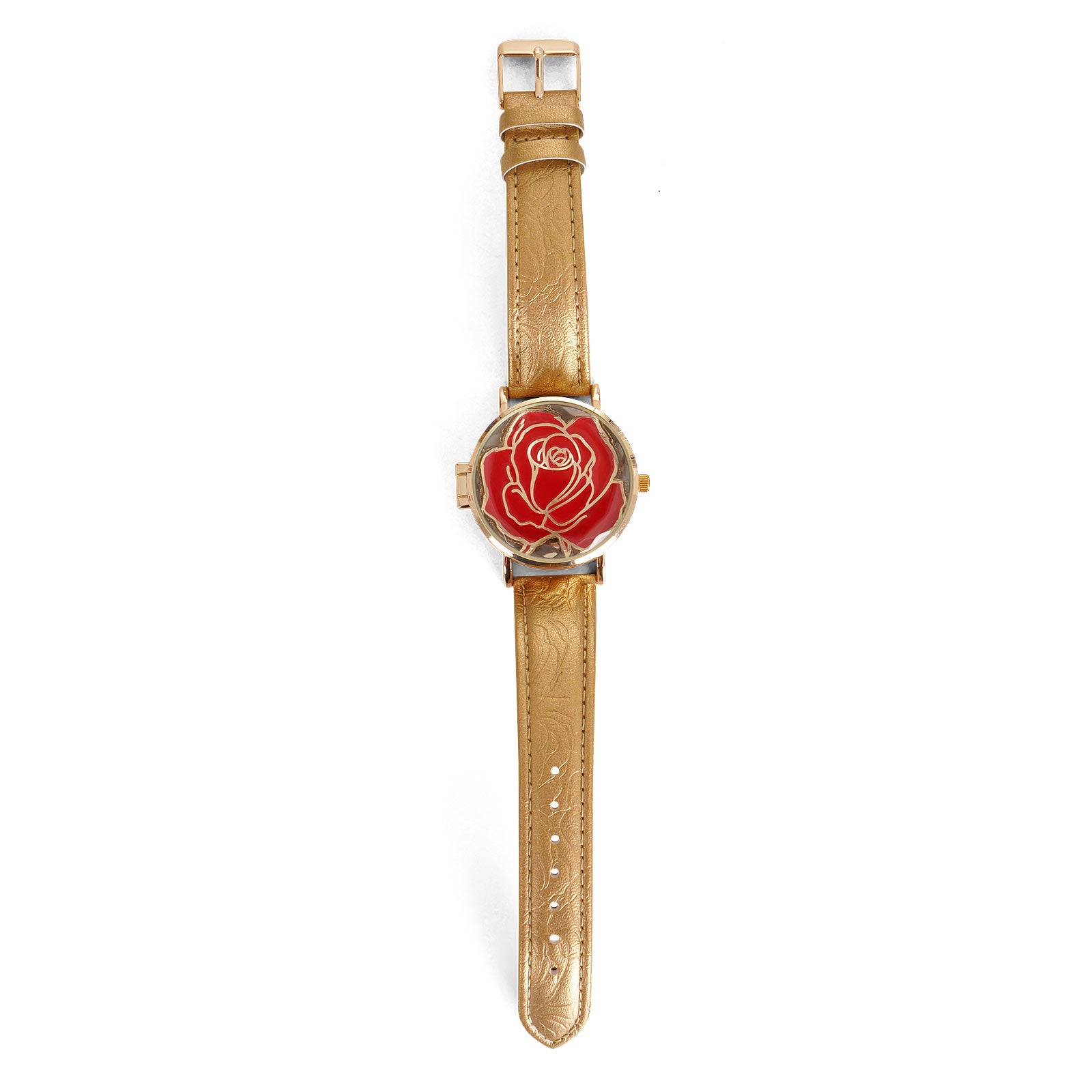 Immagine del prodotto La Bella e la Bestia - Orologio da Polso Rosa Incantata