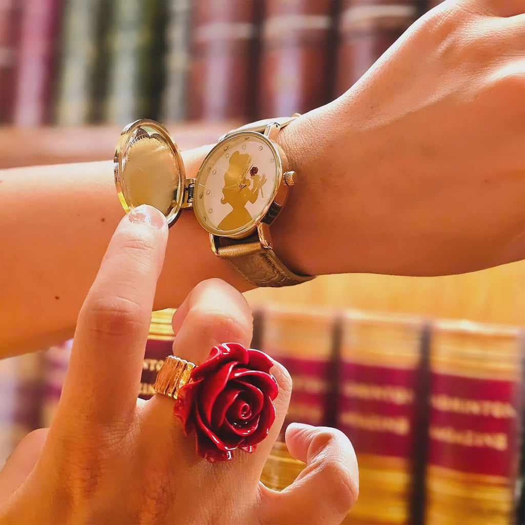 Immagine del prodotto La Bella e la Bestia - Orologio da Polso Rosa Incantata