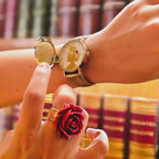 Immagine del prodotto La Bella e la Bestia - Orologio da Polso Rosa Incantata