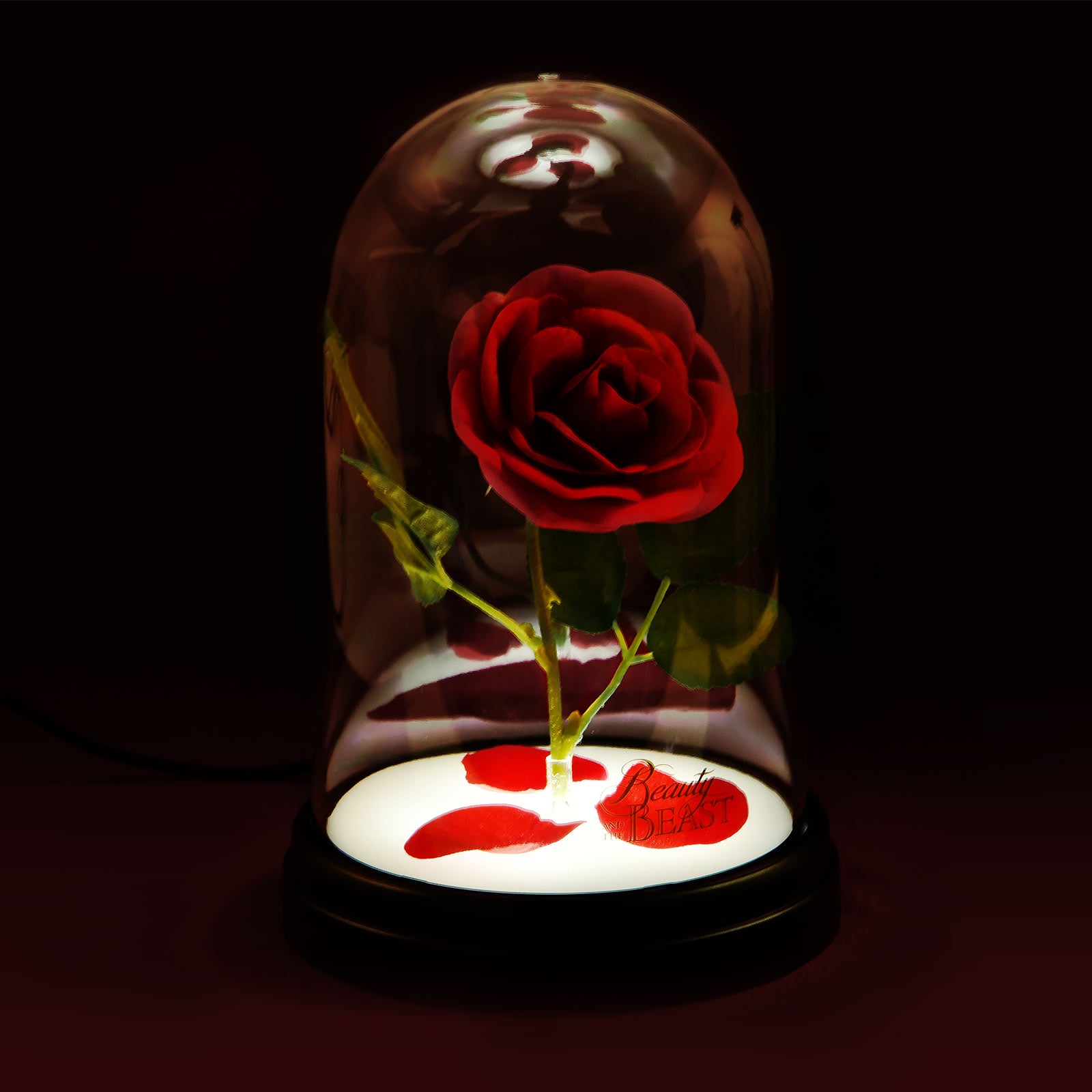 Immagine del prodotto La Bella e la Bestia - Lampada da tavolo Rosa Incantata