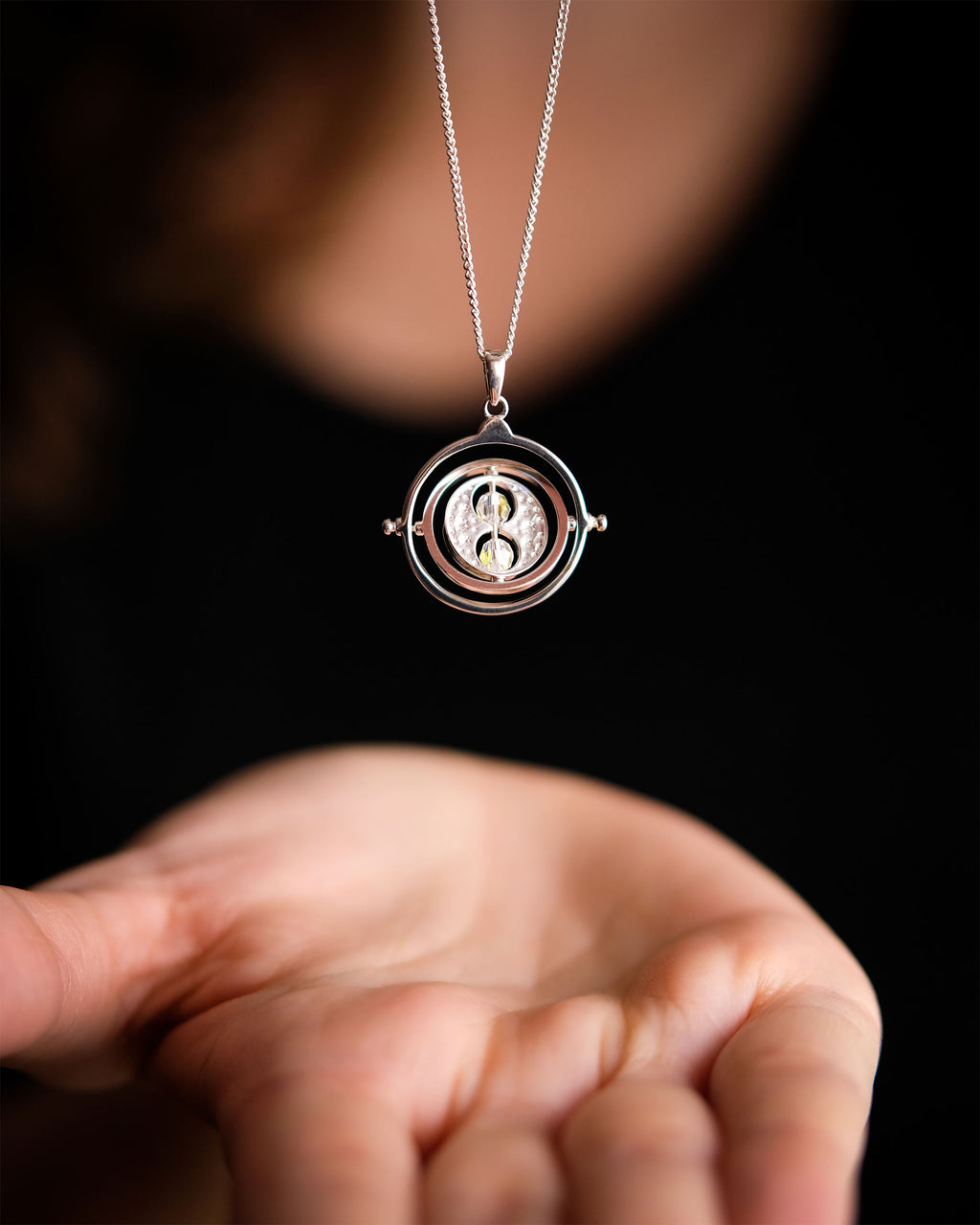 Immagine del prodotto Harry Potter - Collana Giratempo con cristalli argento