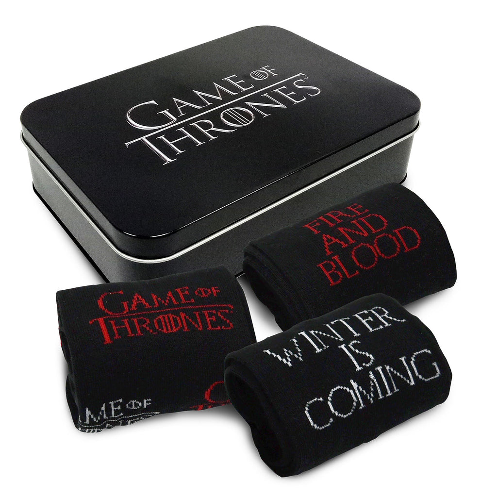 Immagine del prodotto Game of Thrones - Set di 3 calzini in scatola di metallo